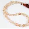 Natural Sunstone Smooth Oval Beads Strand Length 12 Inches and Size 6.5mm to 11mm approx.